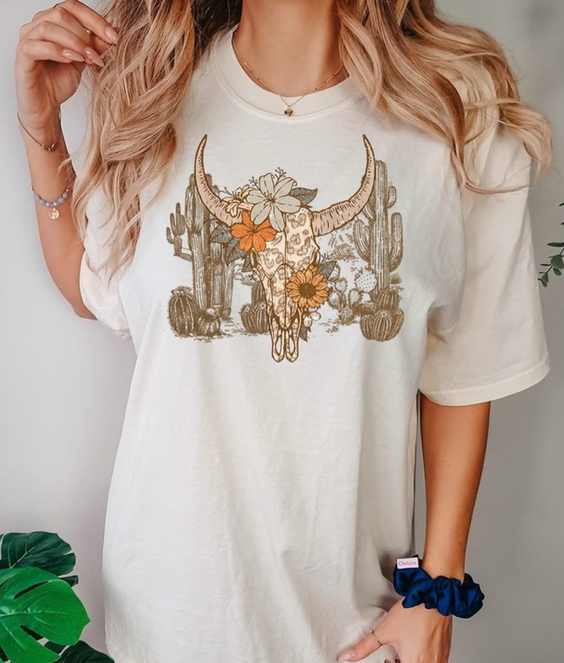 Cow Skull - Adult T Shirt