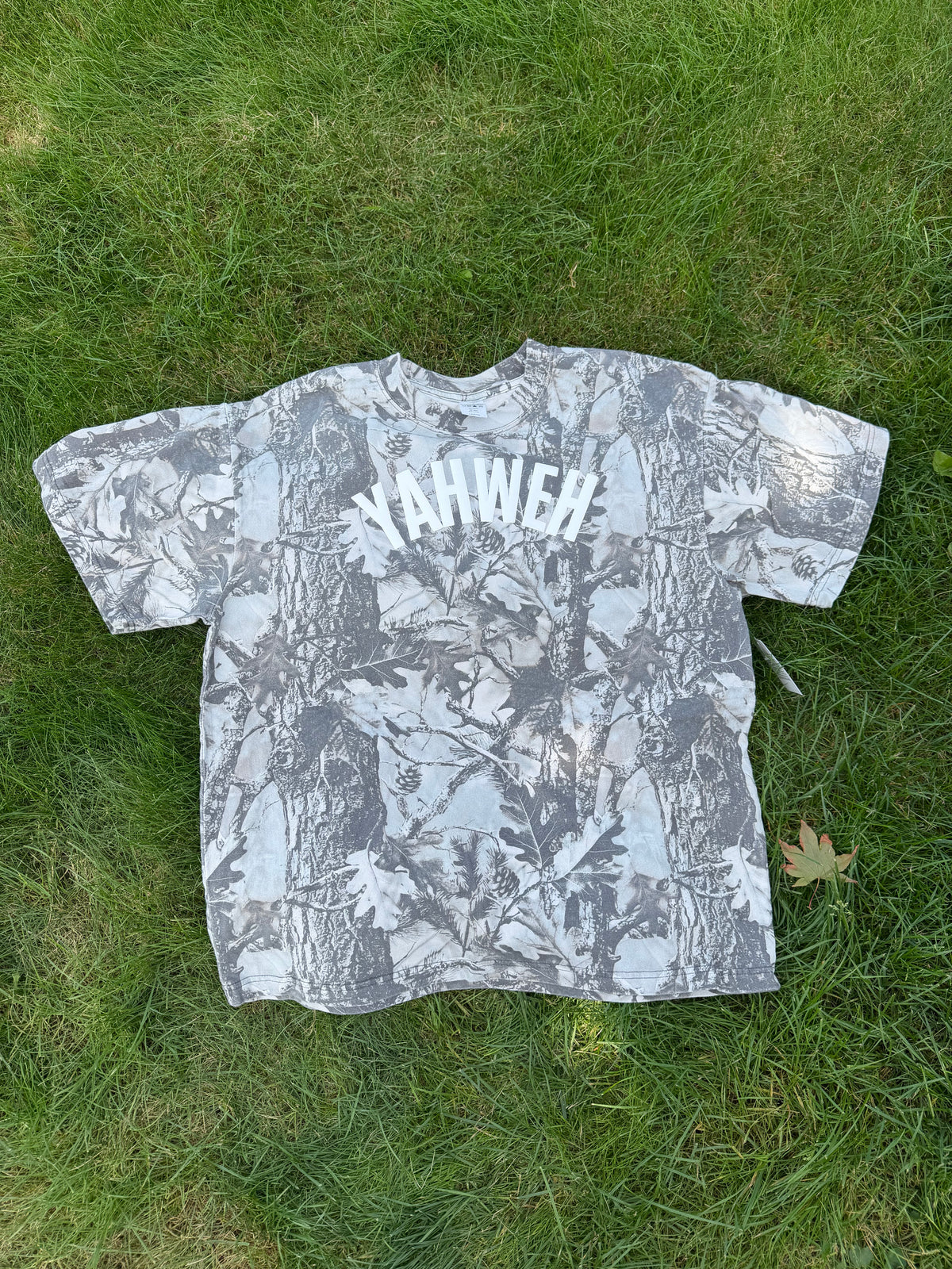 Gray Camo Tee - YAHWEH