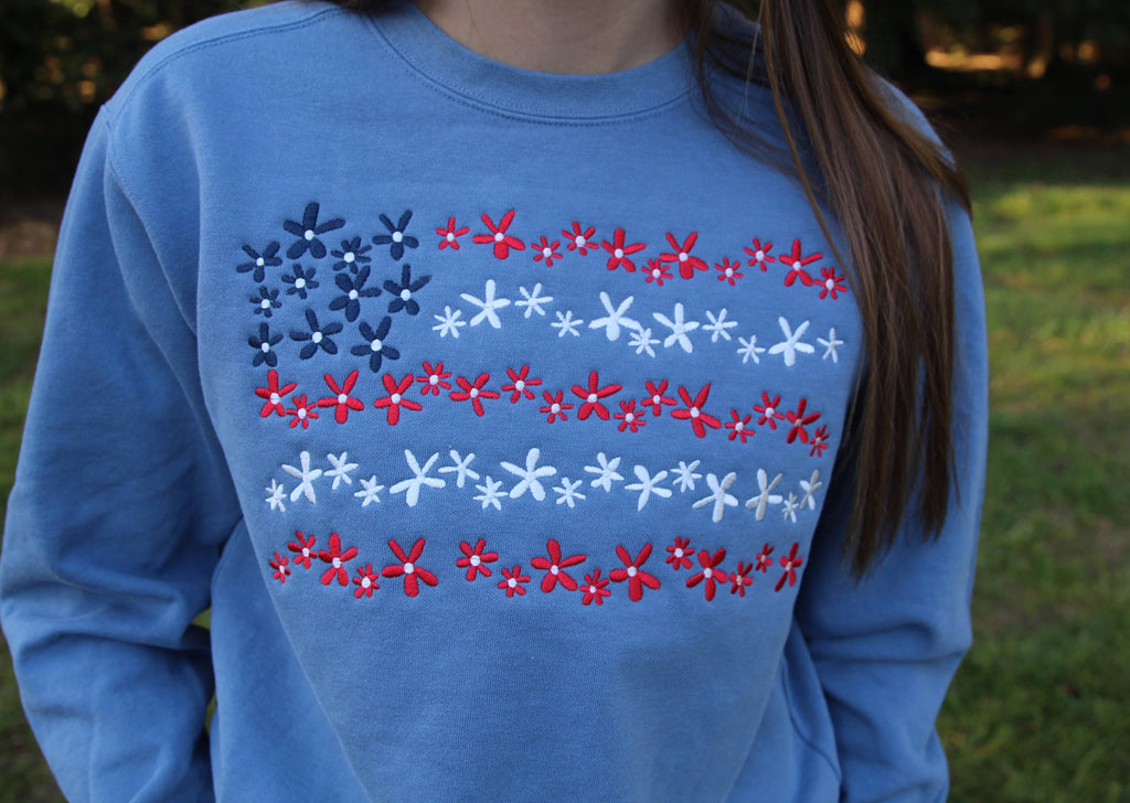 AMERICAN FLAG FLOWERS - CREW