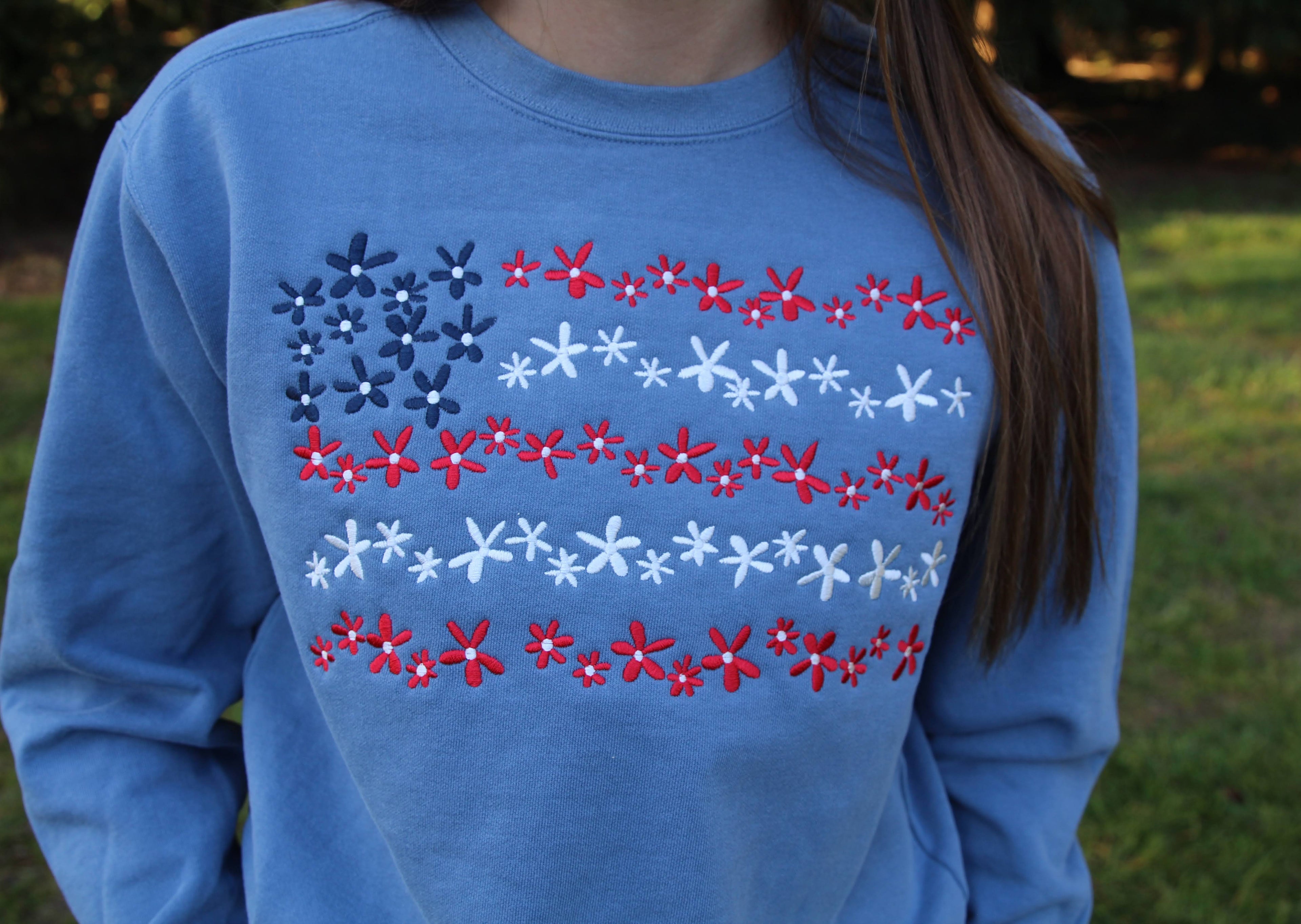 AMERICAN FLAG FLOWERS - CREW