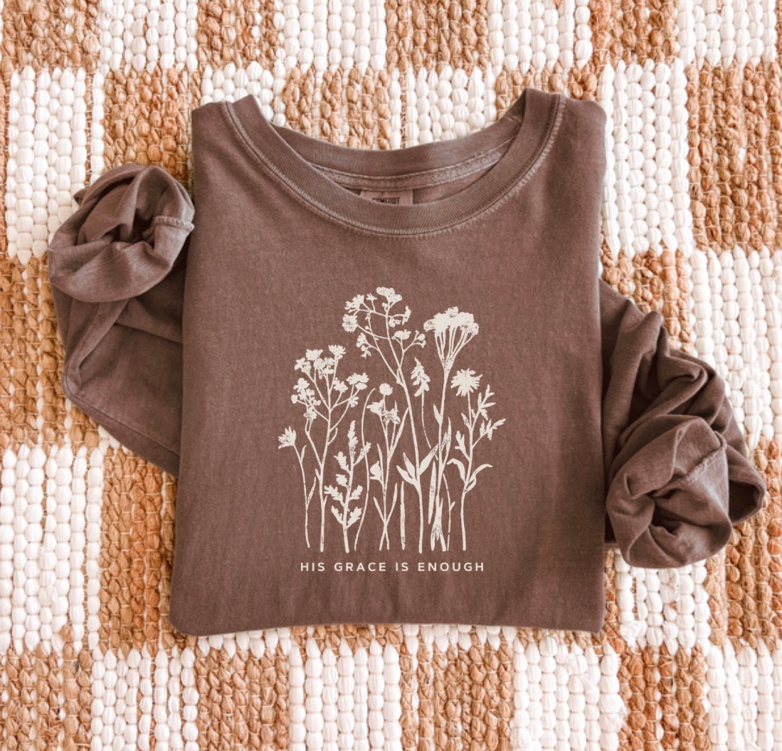 His Grace Is Enough - Longsleeve Tee
