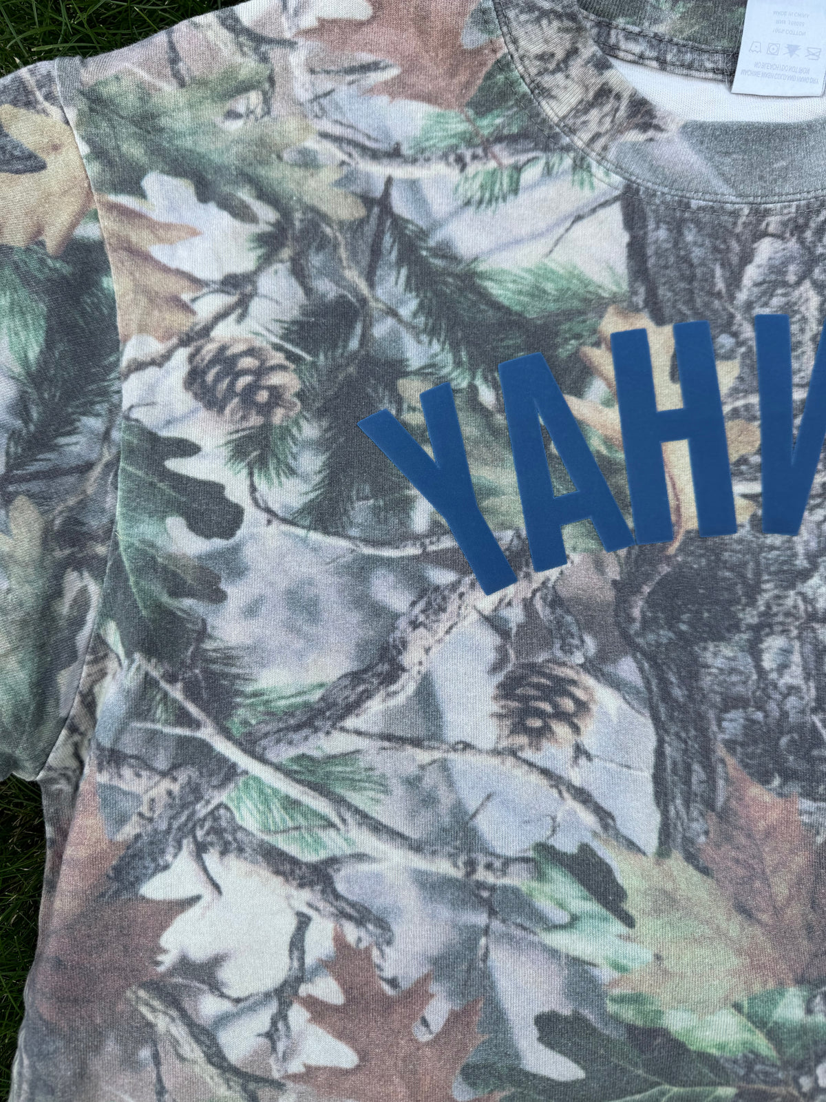 Green Camo Tee -YAHWEH