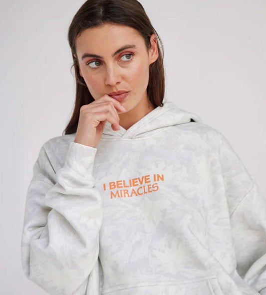 I believe in miracles - camo hoodie