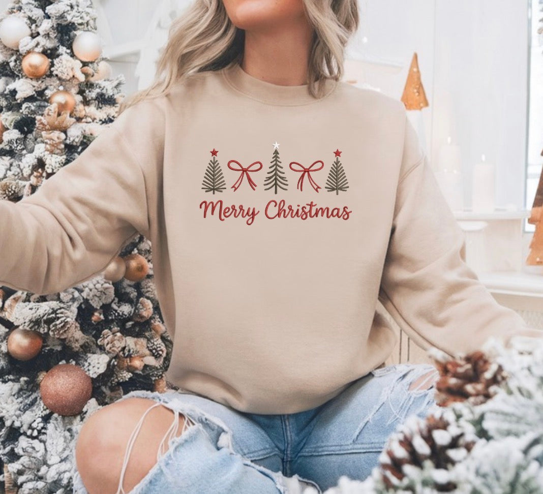 Merry Christmas - Embroidered